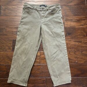 Athleta army olive green pants | Size 12 petite